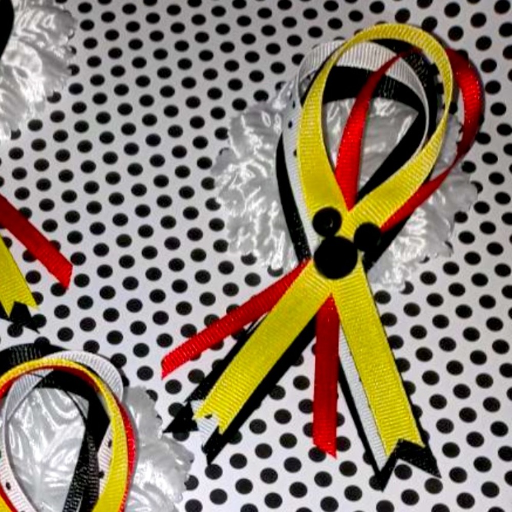 25 Yellow Mickey Mouse Baby Shower/Birthday Corsages Capias